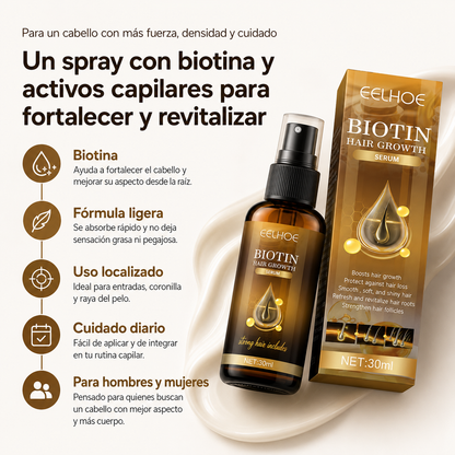 Biotinina™ Spray de Biotina Anticaída
