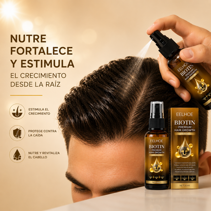 Biotinina™ Spray de Biotina Anticaída