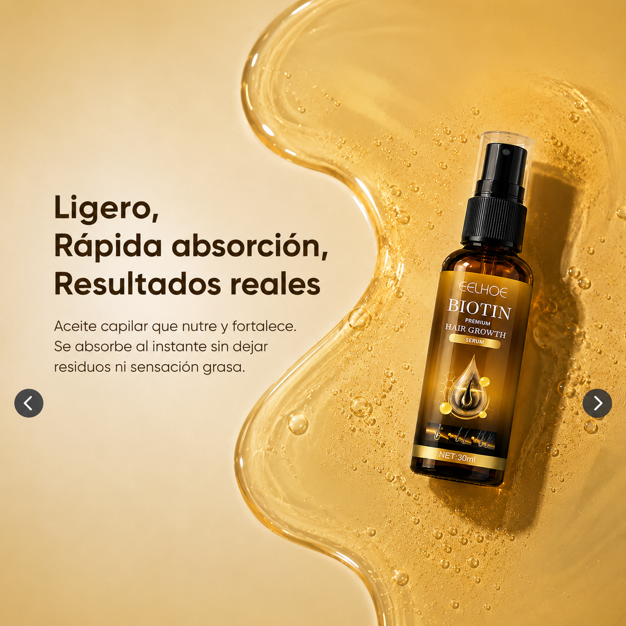 Biotinina™ Spray de Biotina Anticaída